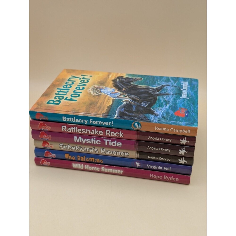 Lot of 6 Horse Chapter Books HC Mixed Pony Club - Dorsey, Campbell, Ryden Vail